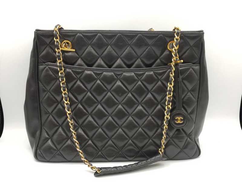 シャネル買取 チェーントート ブラック